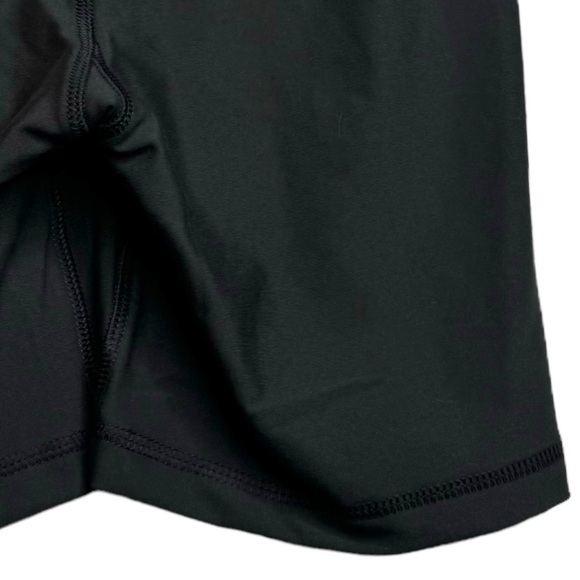 WeWoreWhat Lace Up Detail Black Biker Shorts High Rise 6" Inseam Extra Small XS - Picture 13 of 16